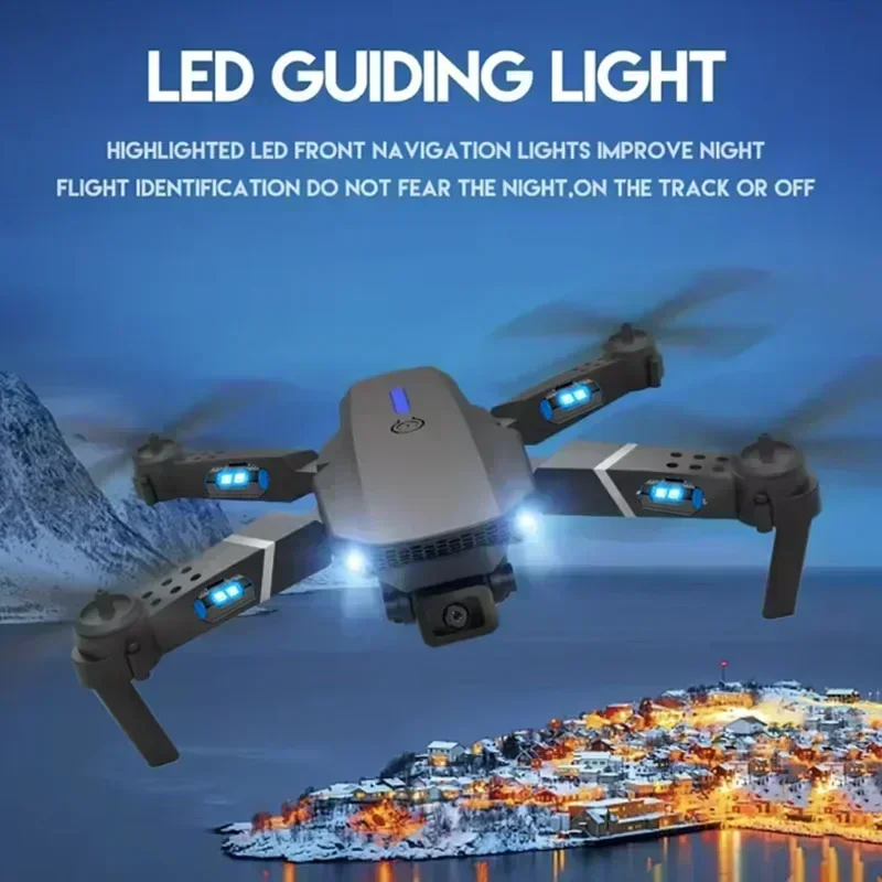 折りたたみ式クワッドコプター,e88プロ広角fpv,wifi - Drone Camera Lens のレビューと価格