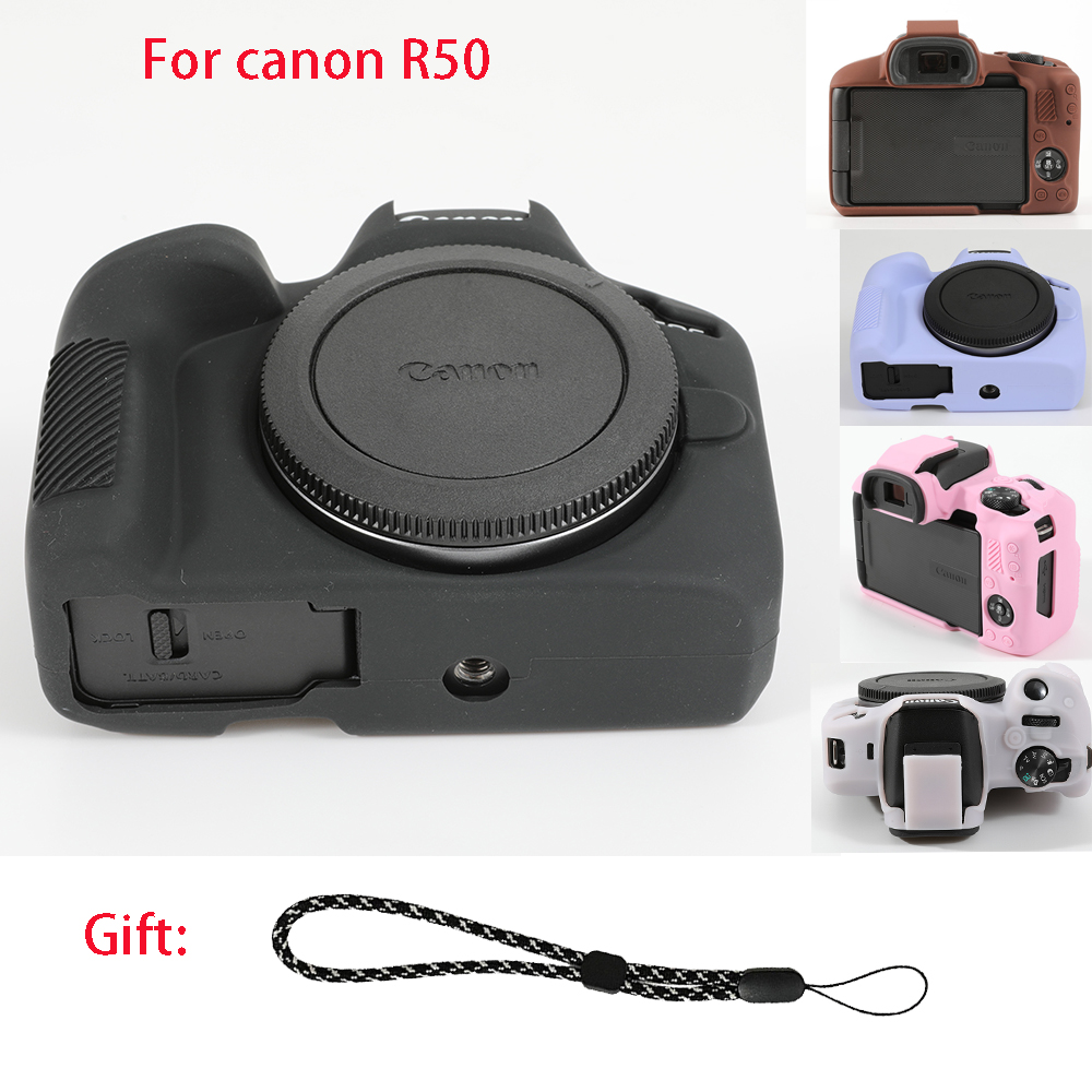 シリコン製カメラバッグ Canon EOS R50対応 保護 - Canon Camera Eos R50 のレビューと価格