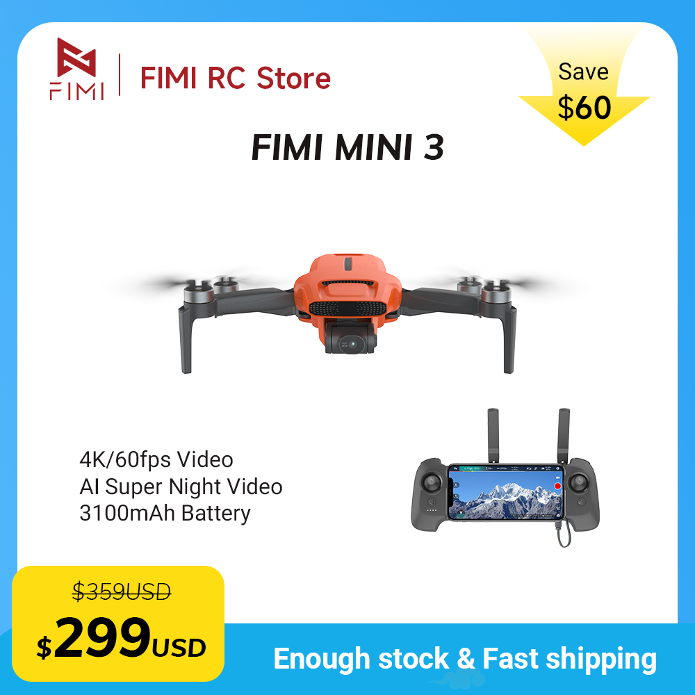 FIMI MINI 3 カメラドローン 4K 60fps 9 - Drone Camera Lens のレビューと価格